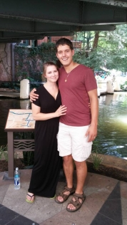 Shelby and I on the River Walk in San Antonio